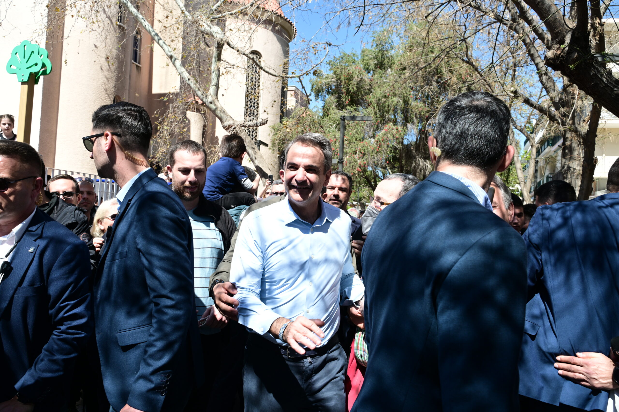 Μητσοτάκης από Μοσχάτο | «Η παράταξή μας λογοδοτεί μόνο στον ελληνικό λαό» (ΕΙΚΟΝΕΣ)