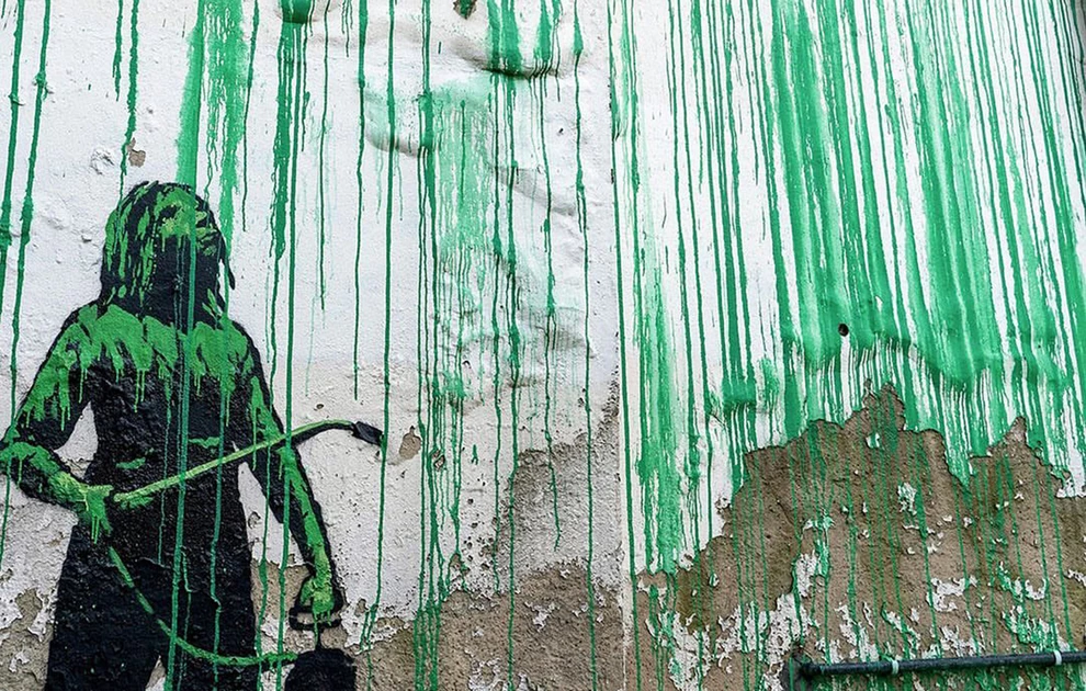 Λονδίνο: Βανδάλισαν το τελευταίο έργο του Banksy