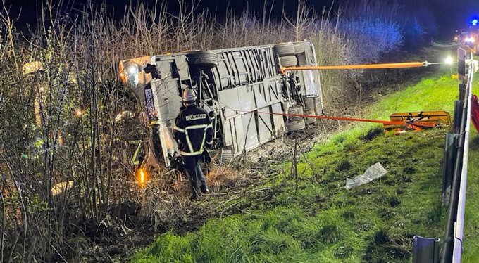 Σοβαρό τροχαίο με πούλμαν στη Γερμανία