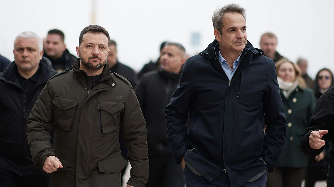 Το ευχαριστώ Ζελένσκι στον Μητσοτάκη: «Γενναία η επίσκεψή σου στην Οδησσό»