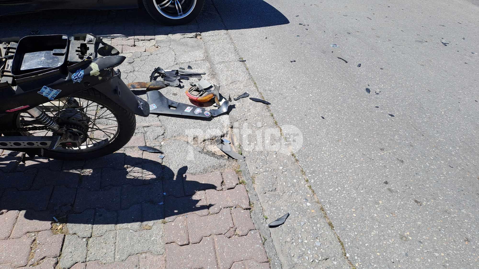Τροχαίο στην Δενδροποταμου – Τραυματίστηκε Αστυνομικός
