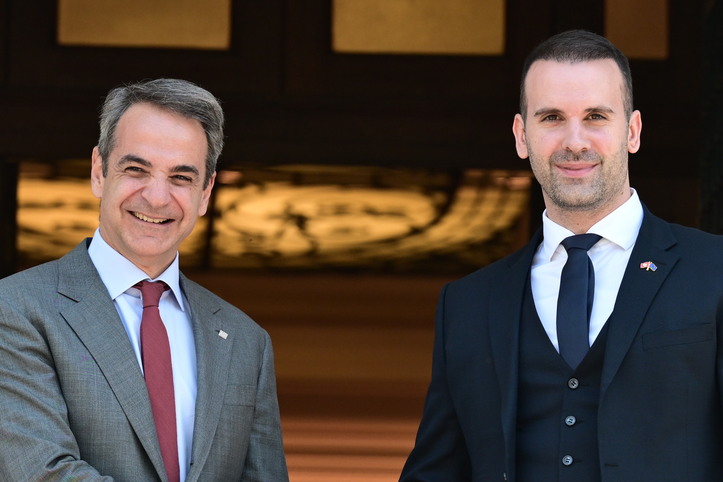 Συνάντηση Κυρ. Μητσοτάκη με τον πρωθυπουργό του Μαυροβουνίου Milojko Spajić (ΦΩΤΟ)