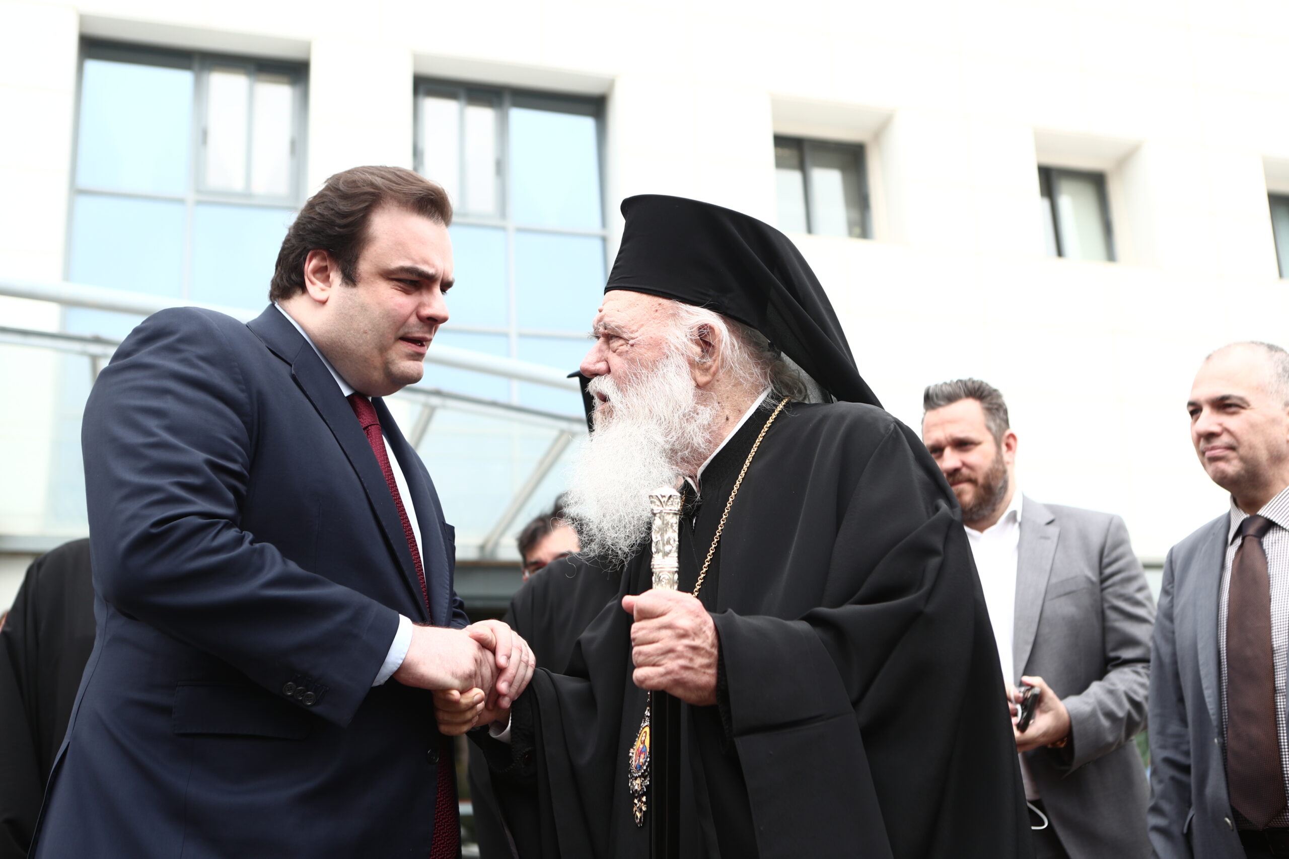 Εθιμοτυπική συνάντηση του Αρχιεπισκόπου Αθηνών και με τον υπουργό Παιδείας