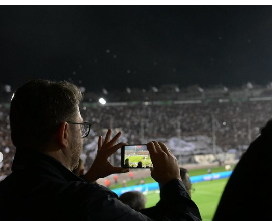 Τον αγώνα ΠΑΟΚ – Μπριζ παρακολούθησε ο Ανδρουλάκης στην Τούμπα