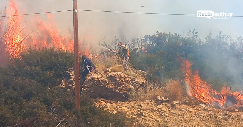 Φωτιά στην Ιεράπετρα | Διασωληνωμένος στη ΜΕΘ ο τραυματίας