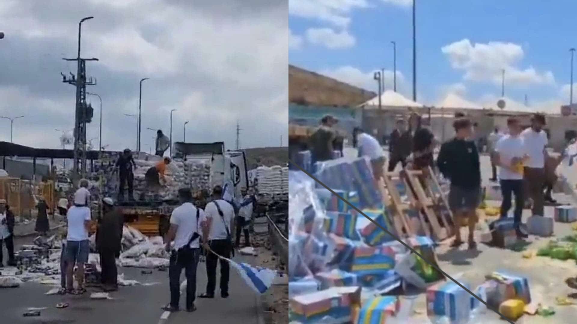 Μέση Ανατολή: Ισραηλινοί καταστρέφουν ανθρωπιστική βοήθεια που προοριζόταν για τη Γάζα