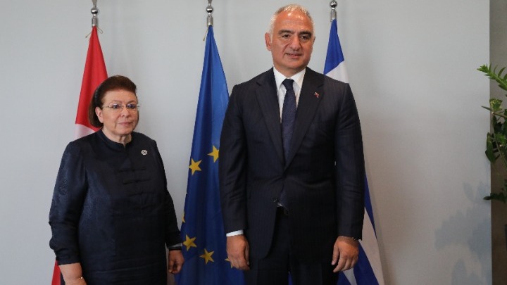 Συνάντηση Μενδώνη με τον υπουργό Πολιτισμού και Τουρισμού της Τουρκίας
