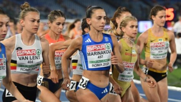 Ρώμη 2024: Στη 16η θέση η Μαρινάκου στον τελικό των 10.000μ., 24η η Λαβασά