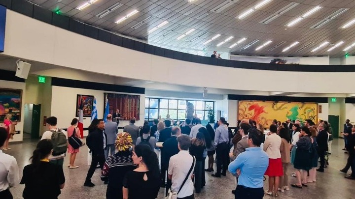 Εγκαινιάστηκε στο Διεθνές Κέντρο Βιέννης, η έκθεση για το Ολυμπιακό Ιδεώδες και την Ολυμπιακή Εκεχειρία