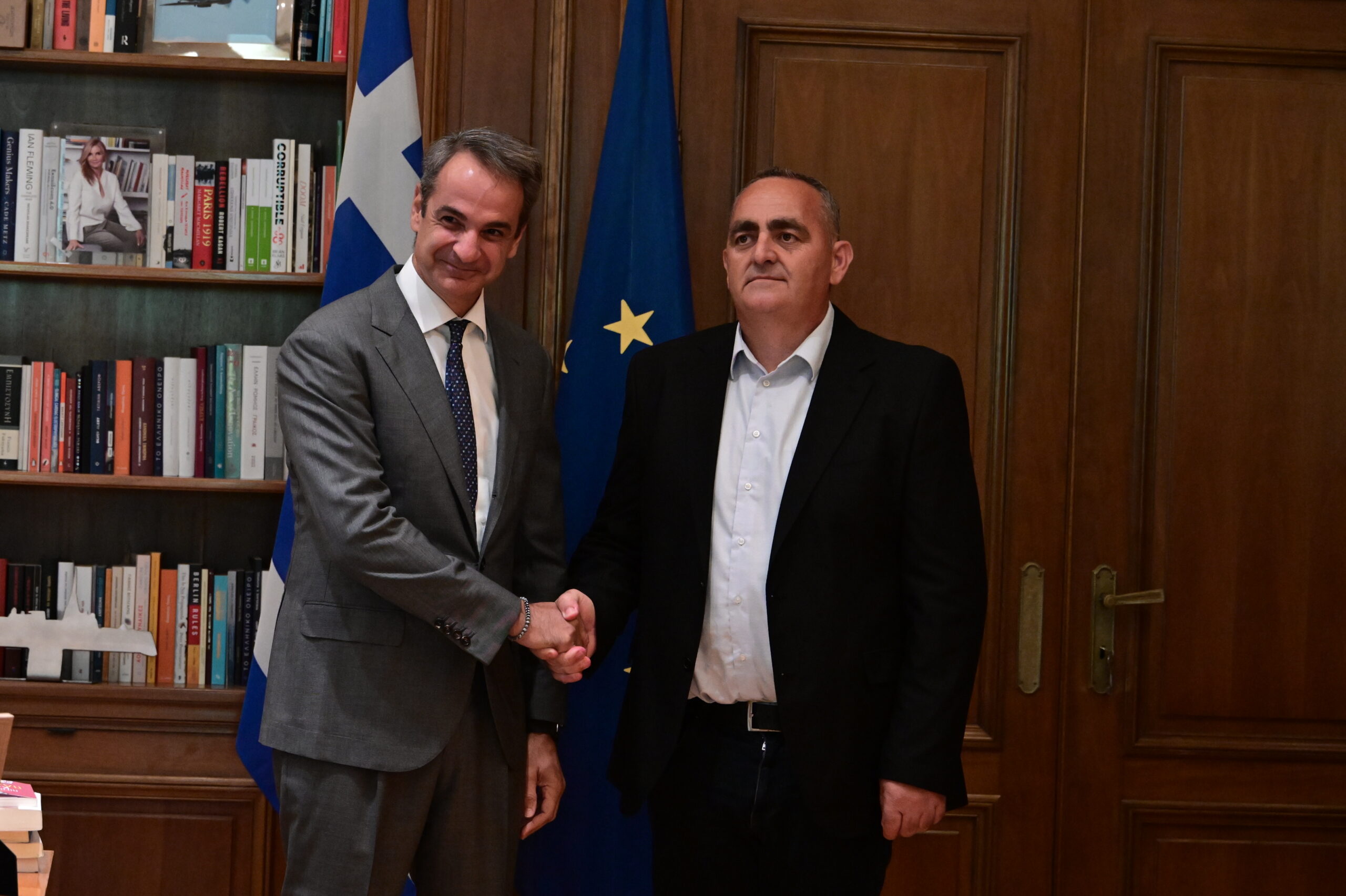 Μητσοτάκης σε Μπελέρη: «Στέκομαι δίπλα στον λαό της ελληνικής μειονότητας»