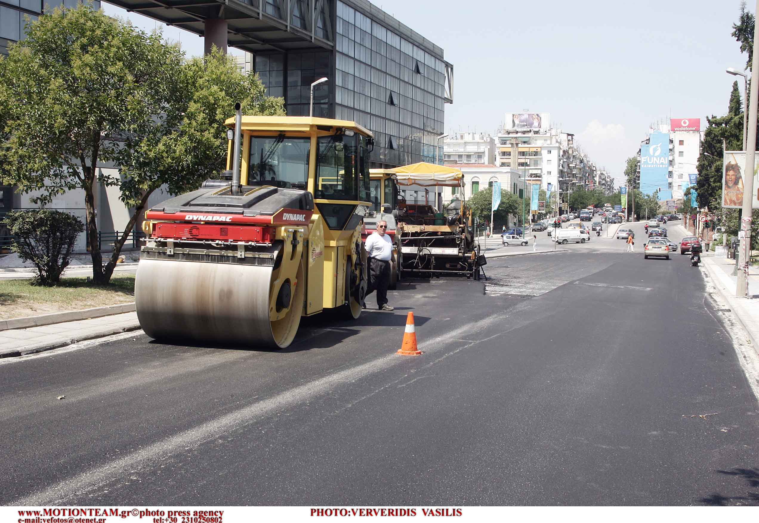 Δήμος Θεσσαλονίκης: Εργασίες ασφαλτόστρωσης το Σάββατο 27 Ιουλίου