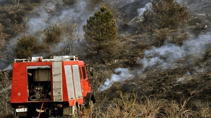 Κατέσβησε την πυρκαγιά που ξέσπασε το μεσημέρι σε δασική έκταση στο Βροντερό Πρεσπών η Πυροσβεστική