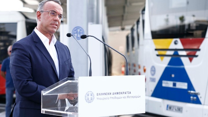 Εγκαινιάστηκε ο Σταθμός Φόρτισης Ηλεκτρικών Λεωφορείων του ΟΑΣΘ από τον Χρ. Σταϊκούρα