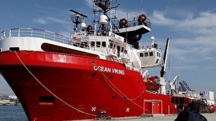 Διάσωση 196 μεταναστών από το Ocean Viking ανοικτά της Λιβύης