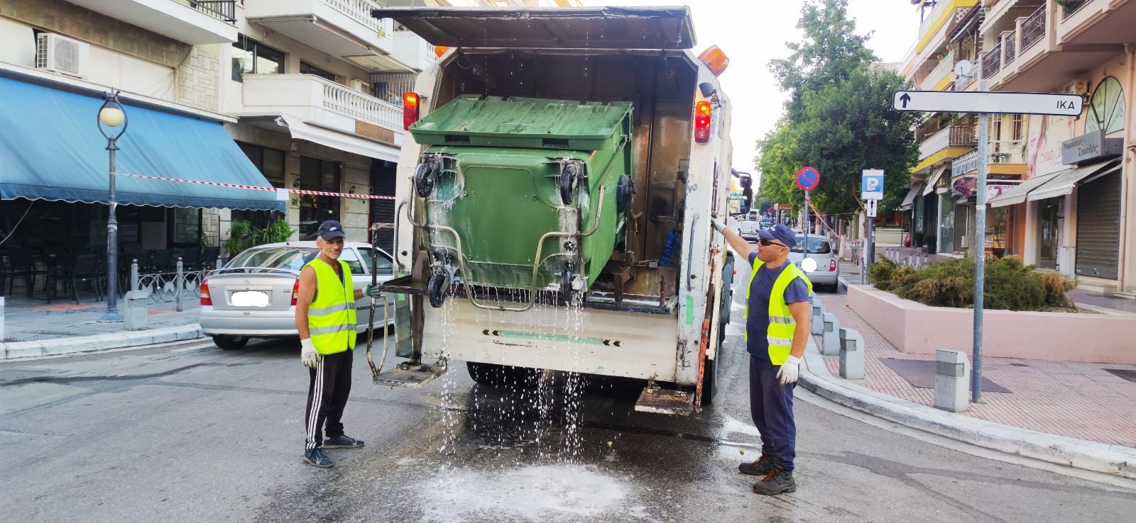 Δήμος Κορδελιού – Ευόσμου: Εκτεταμένη επιχείρηση καθαριότητας στην οδό Ανδρέα Παπανδρέου, στο Ελευθέριο – Κορδελιό