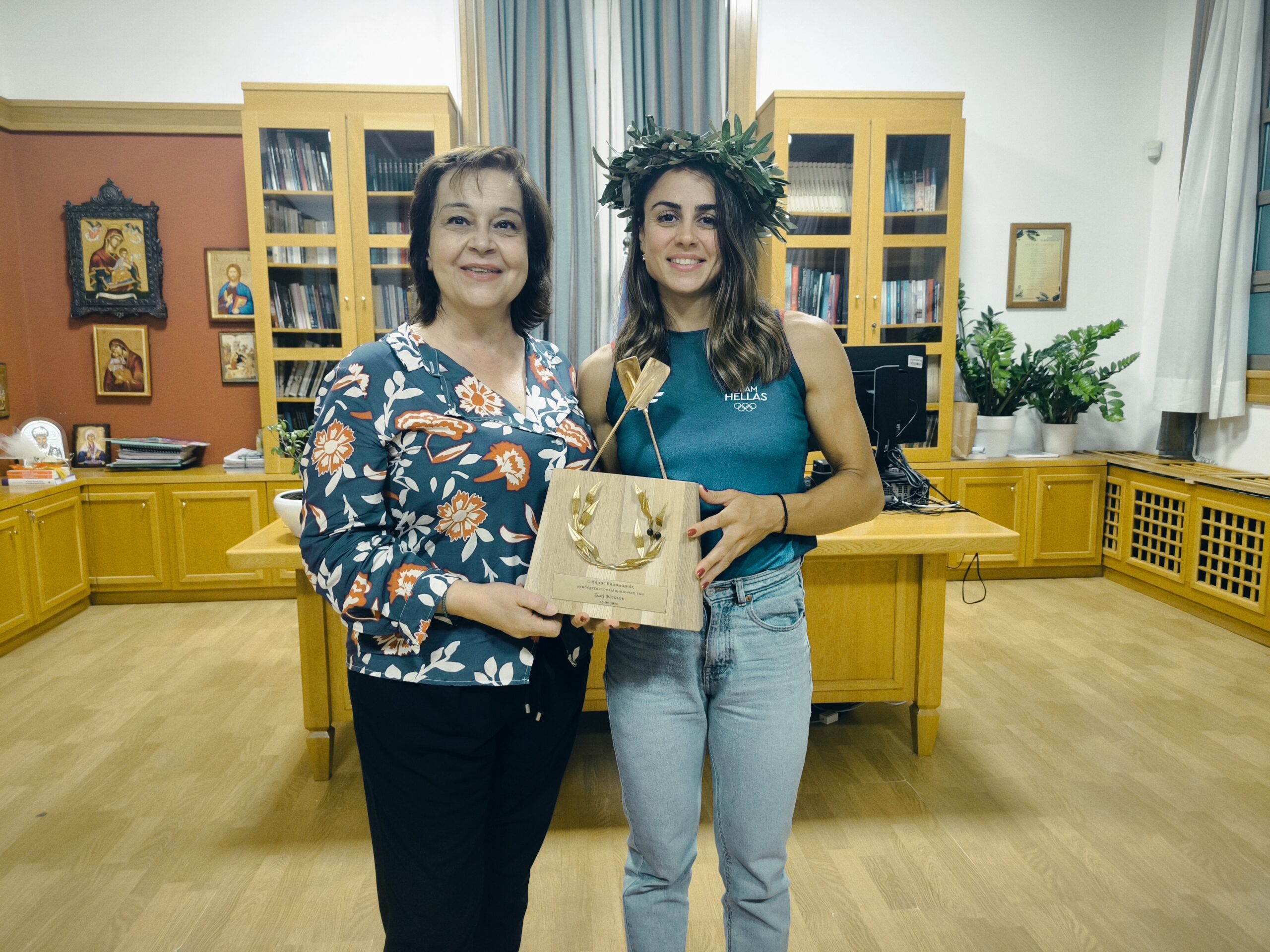 Στο Δημαρχείο Καλαμαριάς η Ολυμπιονίκης και Παγκόσμια Πρωταθλήτρια Ζωή Φίτσιου