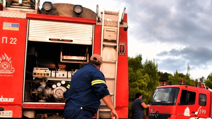 Πυρκαγιά στο Ανατολικό Σέλινο Χανίων
