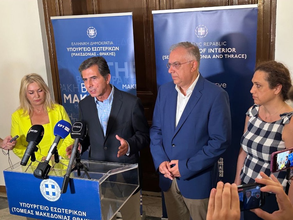 Συνάντηση Κ. Γκιουλέκα με Τ. Θεοδωρικάκο στο ΥΜΑΘ – Επιταχύνονται τα έργα για τα επενδυτικά σχέδια επιχειρήσεων σε Μακεδονία και Θράκη