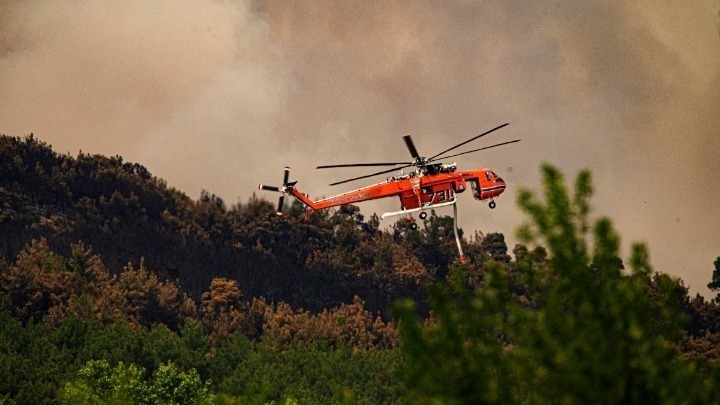 Σφοδρή Πυρκαγιά στο Παγγαίο: Έκτη Ημέρα Μάχης για την Κατάσβεση