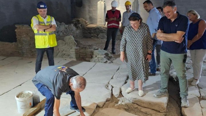 Ολοκληρώθηκε η επανατοποθέτηση των αρχαιοτήτων στον σταθμό Βενιζέλου του μετρό