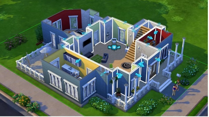 Το τηλεοπτικό σπίτι στο «The Sims 4» ανήκει στην οικογένεια Simpsons