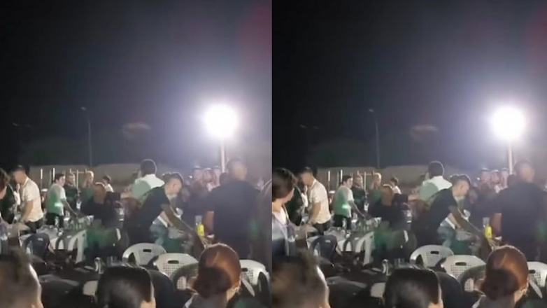 Έπεσε ξύλο.. μετά μουσικής σε πανηγύρι στη Μεσσήνη (vid)