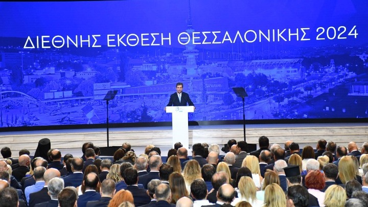 88η Διεθνής Έκθεση Θεσσαλονίκης: Ο ΥΜΑΘ Κώστας Γκιουλέκας και ο πρόεδρος της ΔΕΘ-Helexpo Τάσος Τζήκας αναδεικνύουν τις αναπτυξιακές προοπτικές