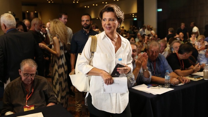 Όλγα Γεροβασίλη στην ΚΕ του ΣΥΡΙΖΑ-ΠΣ: «Η μόνη σωτηρία είναι οι νέες εκλογές προεδρίας»