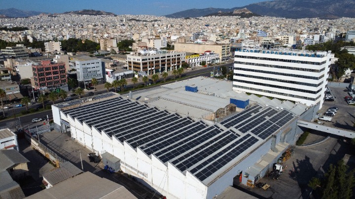 Όμιλος Επιχειρήσεων Σαρακάκη: Εγκατάσταση φωτοβολταϊκών πάνελ στις κεντρικές εγκαταστάσεις της Αθηνών