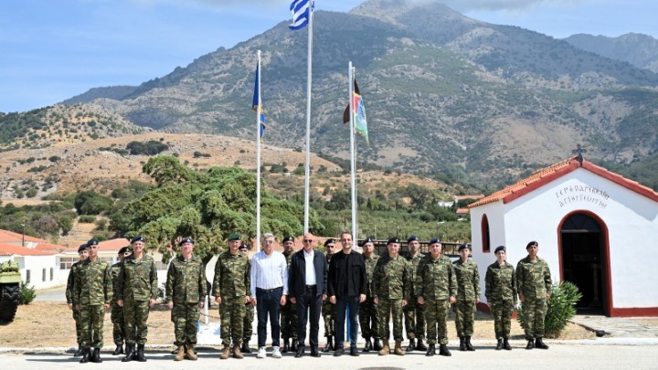 Ο Ν. Δένδιας επισκέφθηκε την Τακτική Διοίκηση του 41 Συντάγματος Πεζικού στη Σαμοθράκη