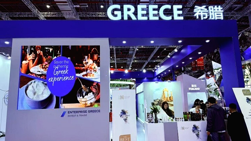 Εντυπωσιακή ελληνική παρουσία στην Έκθεση Εισαγωγών Κίνας στη Σαγκάη