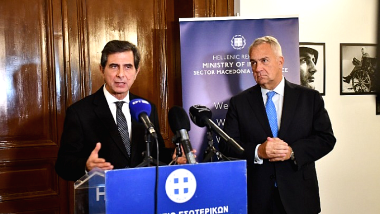"Η κυβέρνηση έχει ένα πάρα πολύ φιλόδοξο σχέδιο για τη Μακεδονία και τη Θράκη", δήλωσε ο Μ. Βορίδης, μετά τη συνάντηση του με τον Κ.Γκιουλέκα