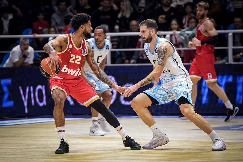 Κολοσσός Ρόδου – Ολυμπιακός 73-88: Άνετη νίκη για τους ερυθρόλευκους στη Ρόδο