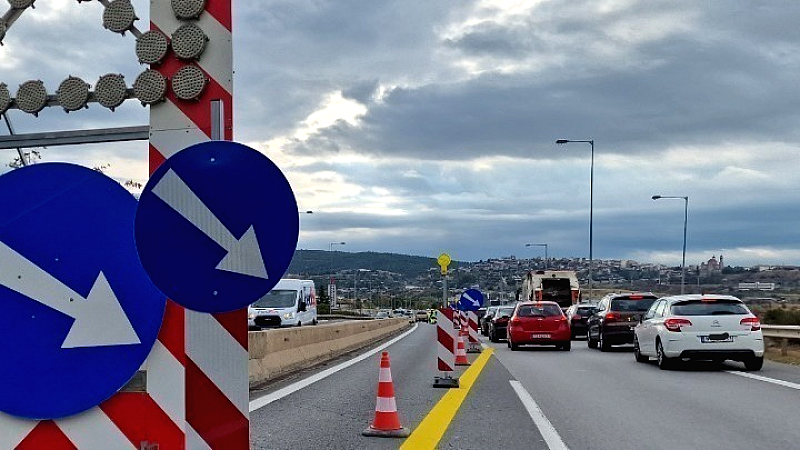 Εργασίες ασφαλτόστρωσης και καθαρισμού στην Εθνική Οδό Θεσσαλονίκης – Ν. Μουδανιών από αύριο (05/03)