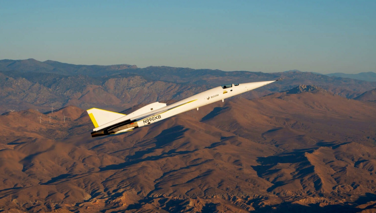 Boom Supersonic: το πρώτο ιδιωτικό αεροπλάνο που ξεπερνά την ταχύτητα του ήχου