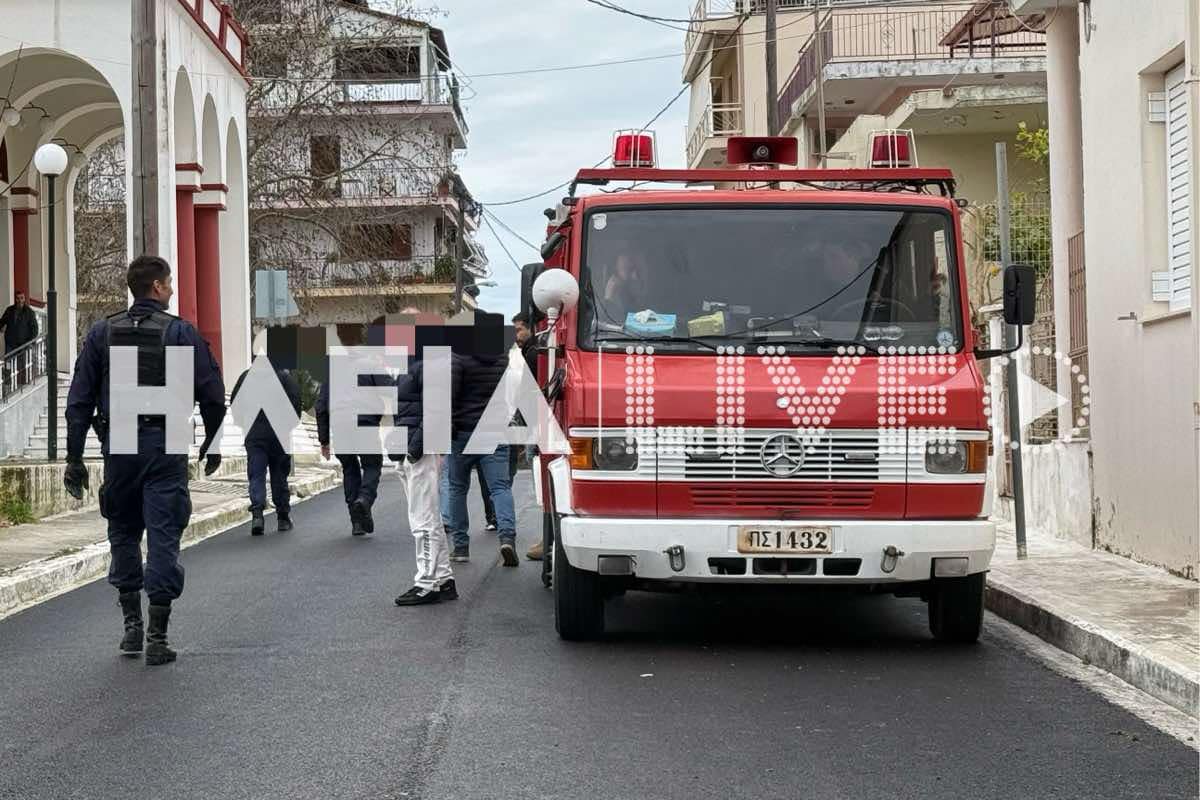 Αμαλιάδα: Άνδρας απομακρύνεται ασφαλώς από ταράτσα κτιρίου