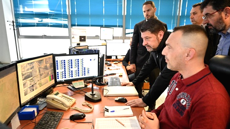 Επίσκεψη Ν. Χαρδαλιά στο Ελληνικό για το έργο επέκτασης του αμαξοστασίου των τραμ