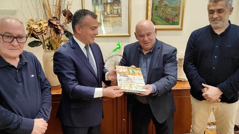 Ενίσχυση σχέσεων μέσω της επίσκεψης του προξένου της Τουρκίας στον δήμαρχο Γρεβενών