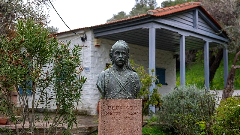Μυτιλήνη: Εορτασμός της 91ης επετείου από τον θάνατο του Θεόφιλου Χατζημιχαήλ στο μουσείο του