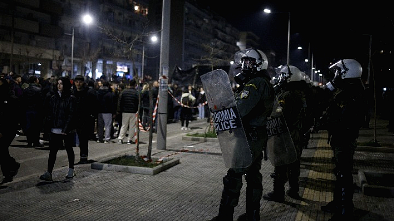 Φοιτητές διαμαρτύρονται: Ολοκληρώθηκε πορεία για το δυστύχημα των Τεμπών στη Θεσσαλονίκη