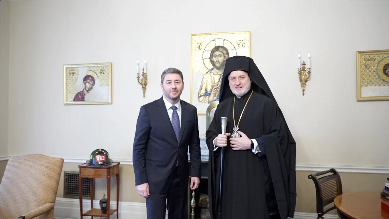 Ανδρουλάκης: Συγχαρητήρια στον Αρχιεπίσκοπο Αμερικής για την προώθηση του Κυπριακού στον Τραμπ