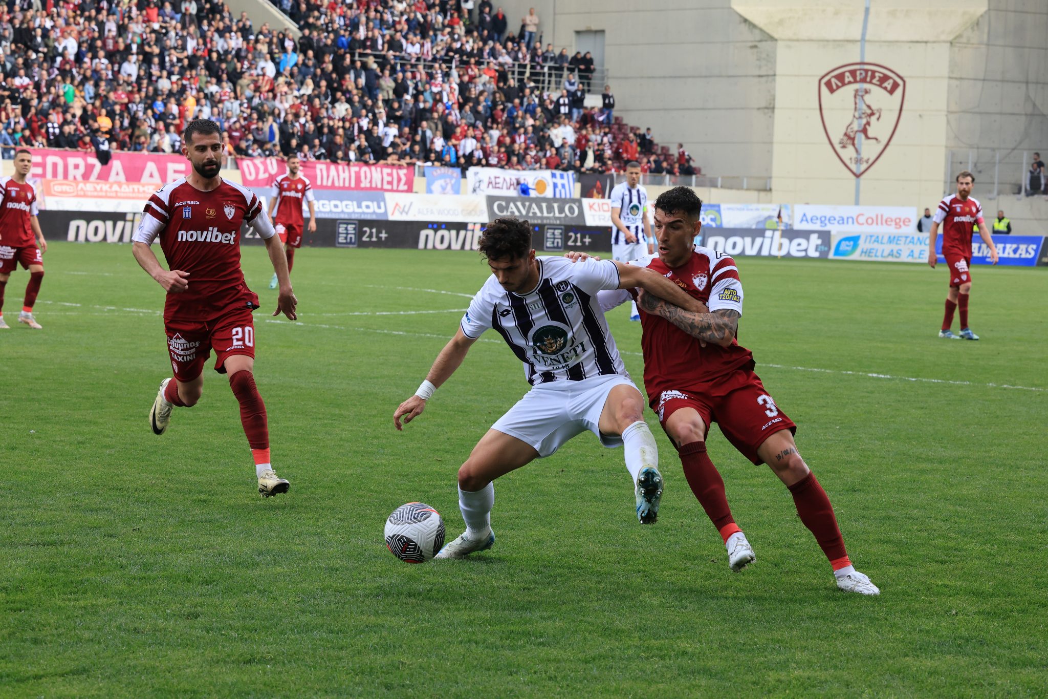 ΑΕΛ – Ηρακλής 1-1: Ο Τσιριγώτης διακόπτει τη γιορτή της Λάρισας