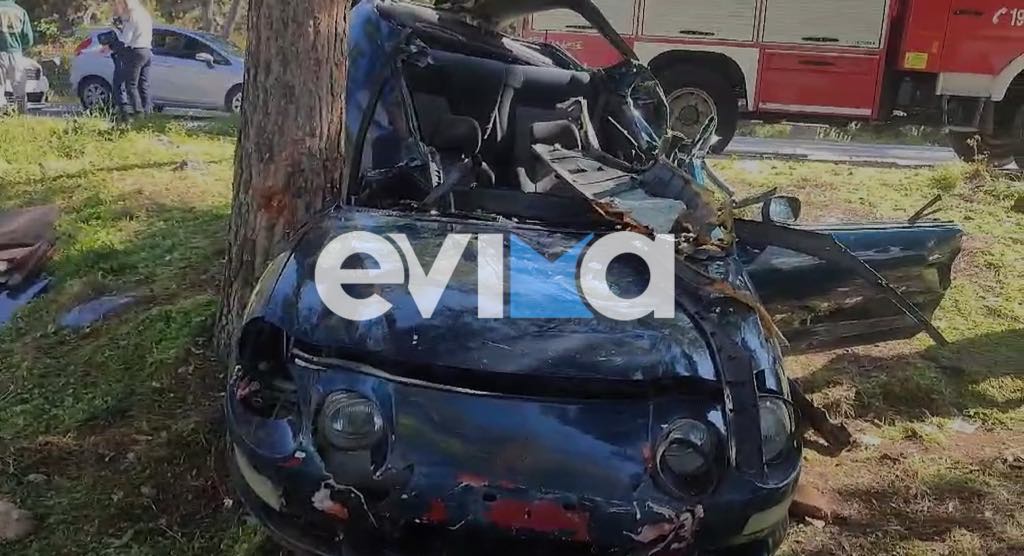Θανατηφόρο τροχαίο στην Εύβοια: Δύο 20χρονοι χάνουν τη ζωή τους