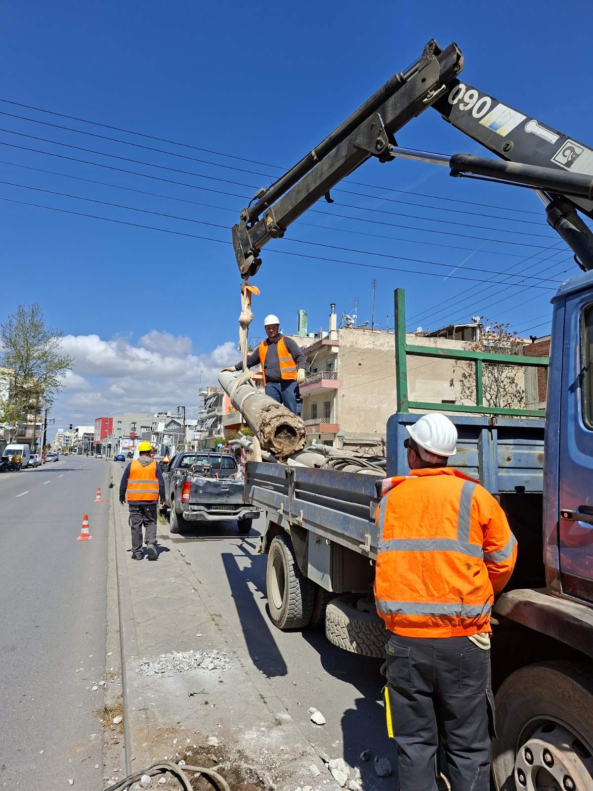 Θεσσαλονίκη: Πράσινη ανάσα στη Μοναστηρίου – Σε εξέλιξη τα έργα ανάπλασης της νησίδας
