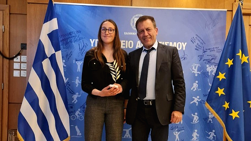Τιμητική συνάντηση για την Ερμιόνη Γκίκα από τον Γιάννη Βρούτση