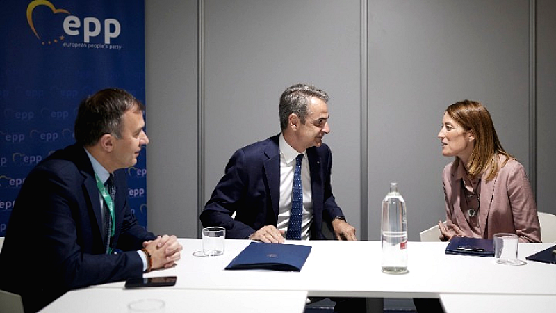 Συναντήσεις Κυριάκου Μητσοτάκη με Ρομπέρτα Μέτσολα, Ουλφ Κρίστερσον και Χένε Βιρκούνεν