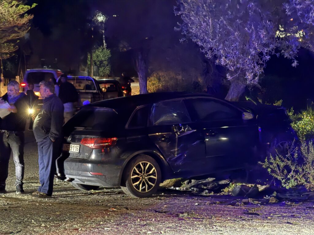 Κρήτη: Σοβαρό τροχαίο στη Μεσσαρά με πέντε τραυματίες, μεταξύ των οποίων δύο παιδιά