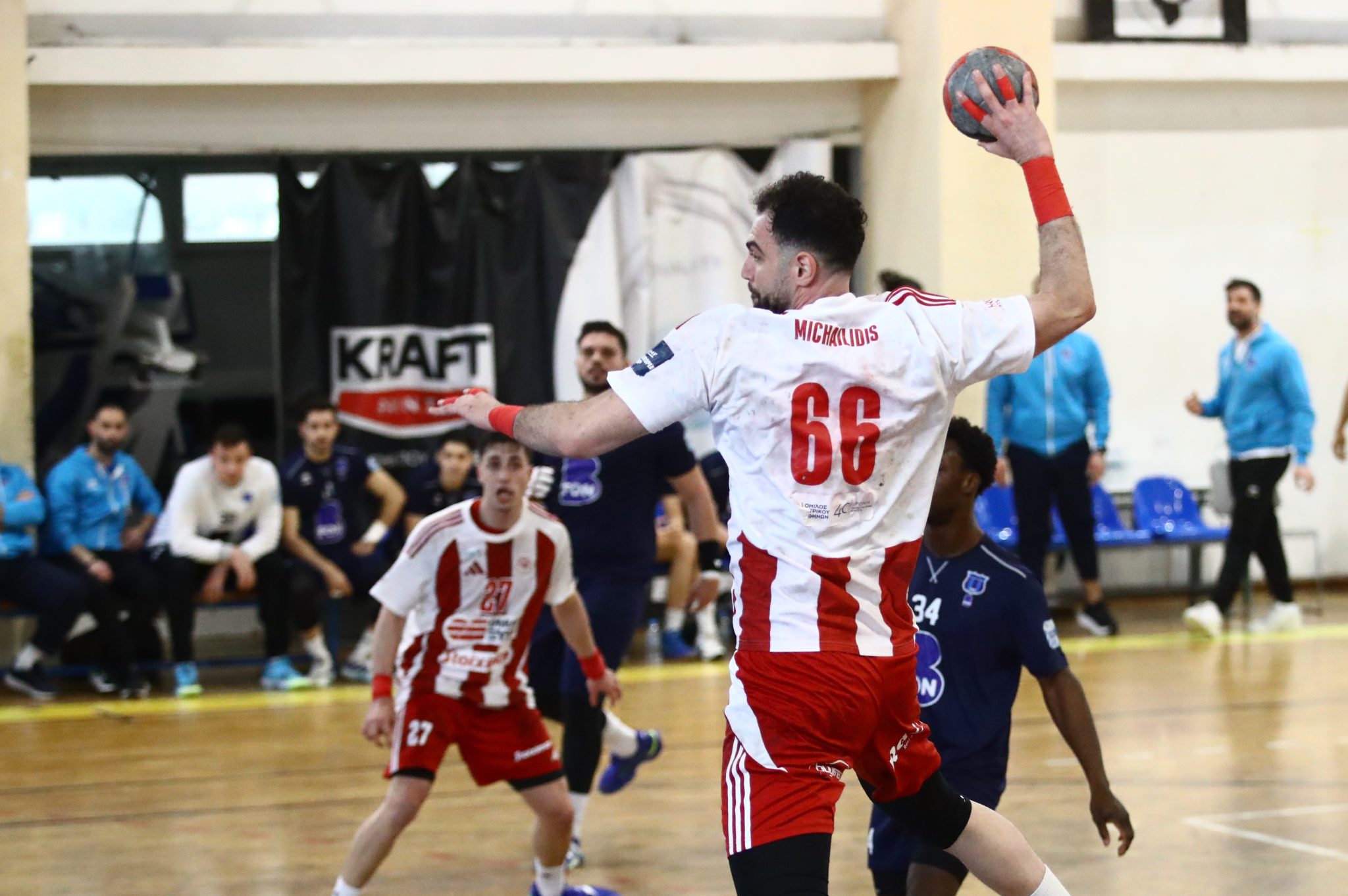 Ιωνικός – Ολυμπιακός 29-37: Άνετη νίκη για τους Ερυθρόλευκους