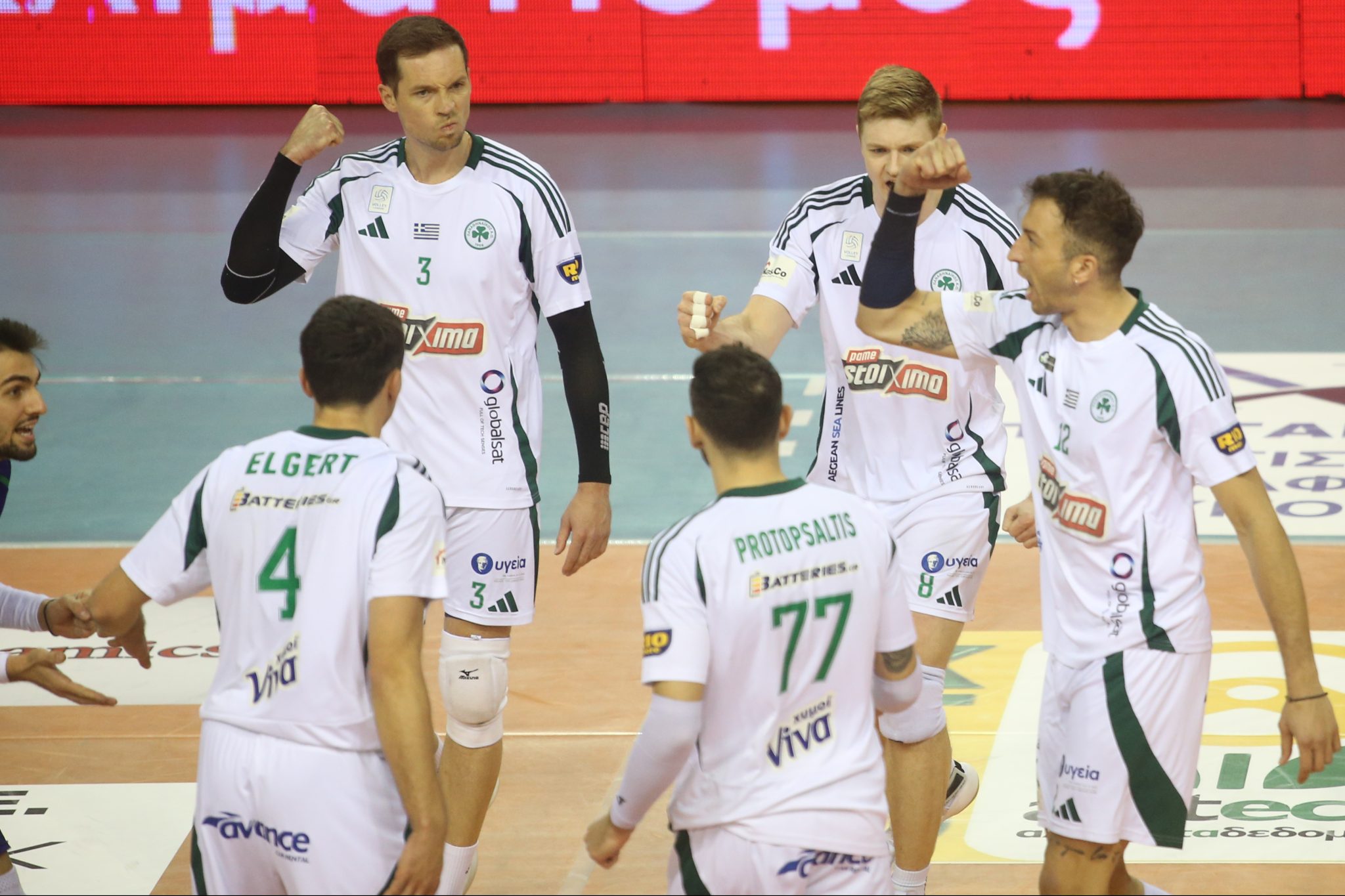 Παναθηναϊκός – ΠΑΟΚ 3-1: Στον τελικό της Volley League οι Πράσινοι