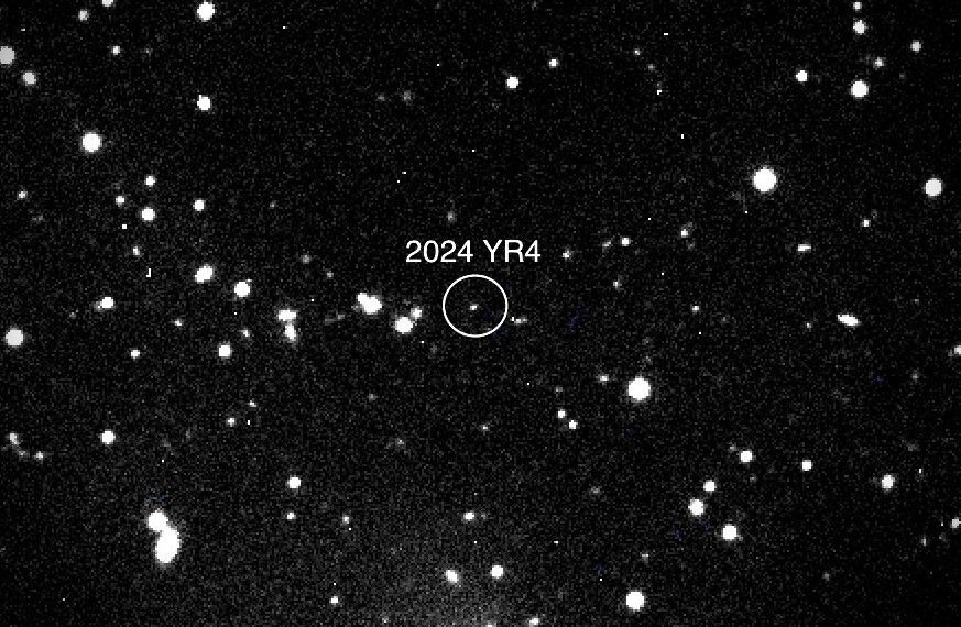 2024 yr4: Αυξάνονται οι πιθανότητες πρόσκρουσης του αστεροειδή στη Σελήνη